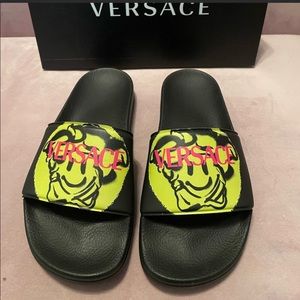 Authentic brand new Versace slides